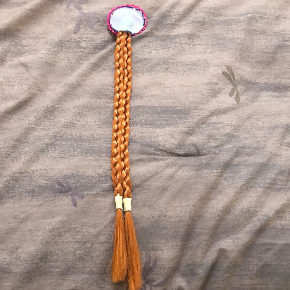 Anna/Frozen - Clip on hair braids. Look like Anna from Frozen. Good condition.